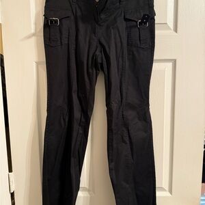 Women's Black Cargo Jeans wild fable
